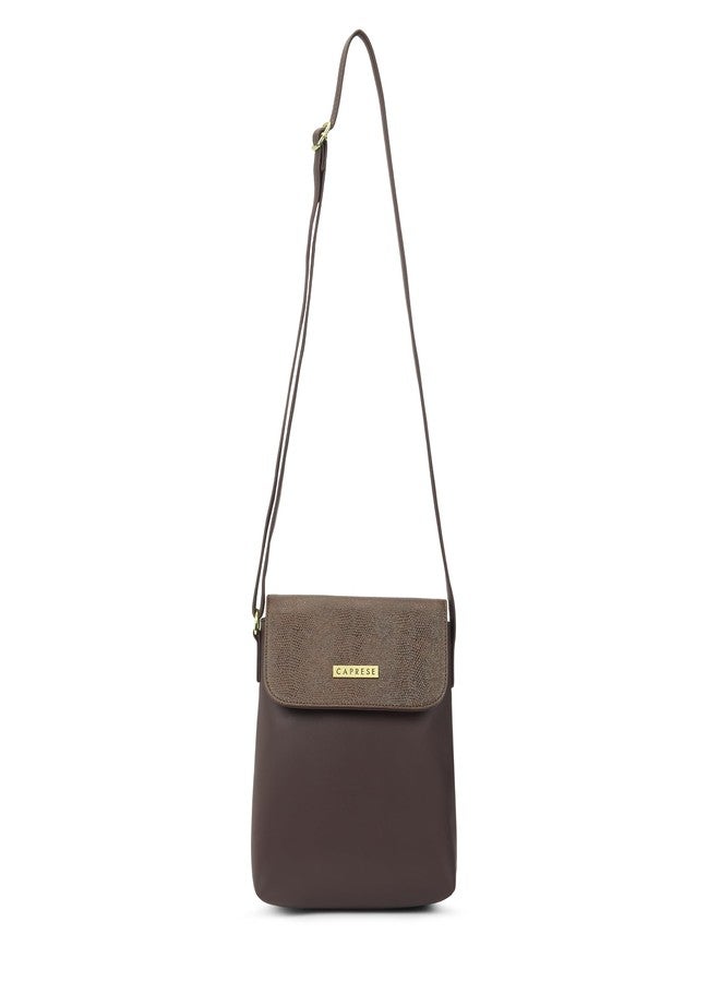 كابريس حقيبة كروس كبيرة من كابريس فيرجي للنساء بحزام قابل للتعديل | حقيبة يد متعددة الاستخدامات بسحاب وإغلاق مغناطيسي للاستخدام اليومي والسفر والمناسبات الخاصة (بني شوكولاتة) - Image 1